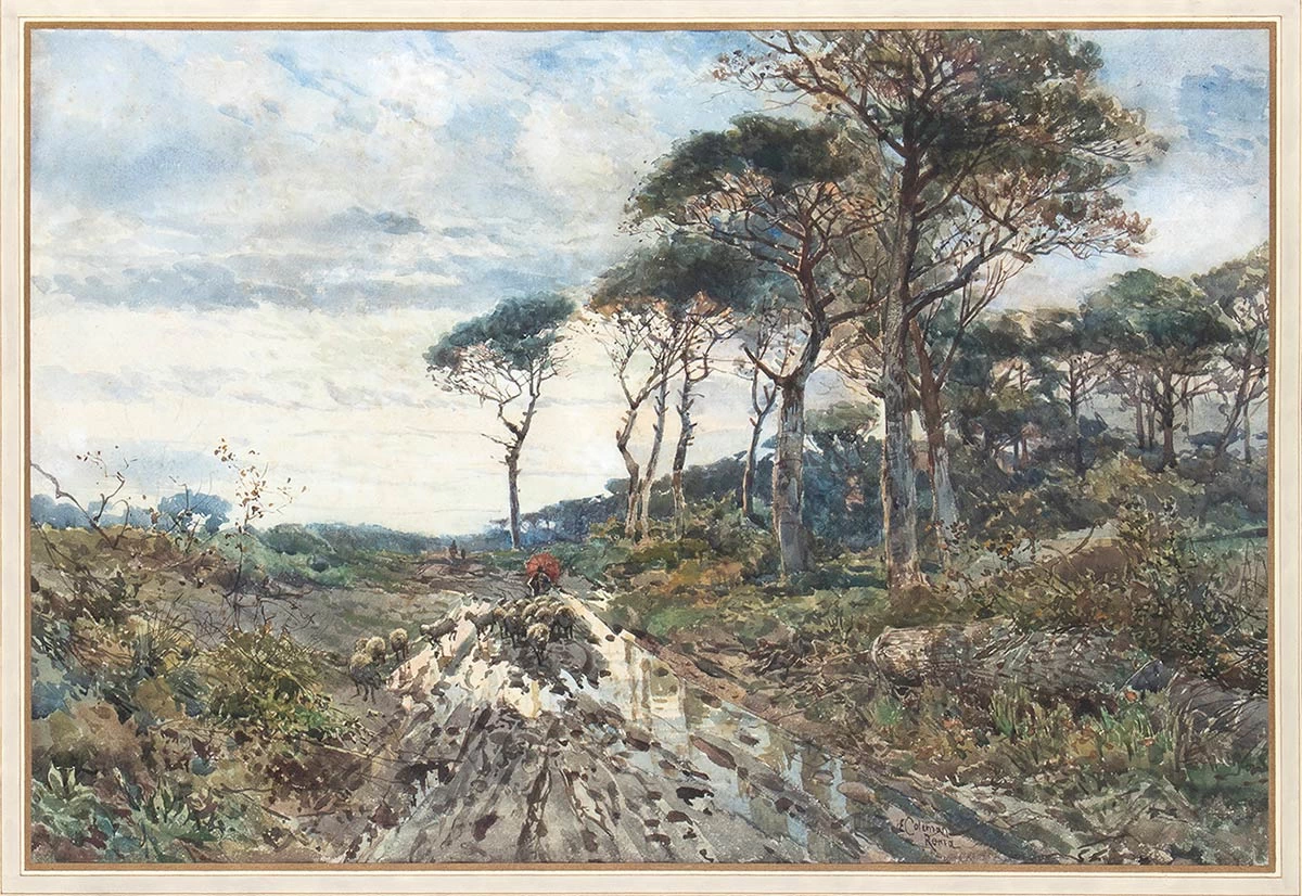Pineta sul litorale laziale